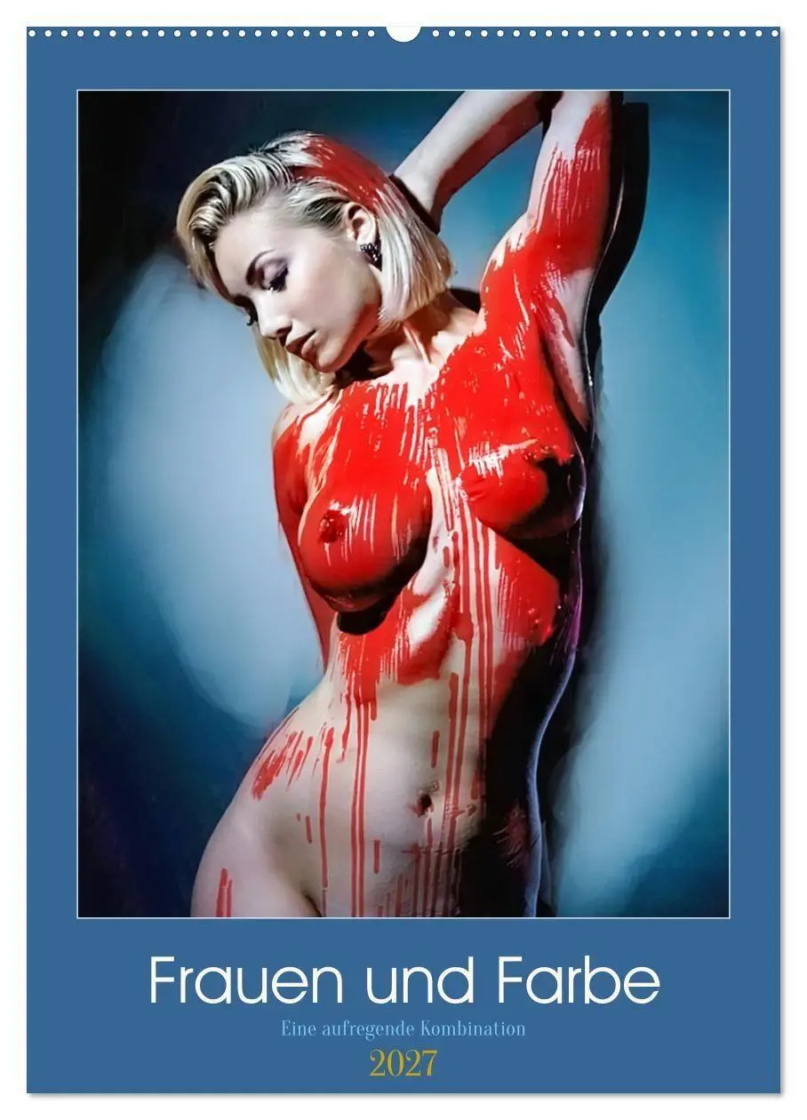 Cover: 9783516862164 | Frauen und Farbe (Wandkalender 2027 DIN A2 hoch), CALVENDO...