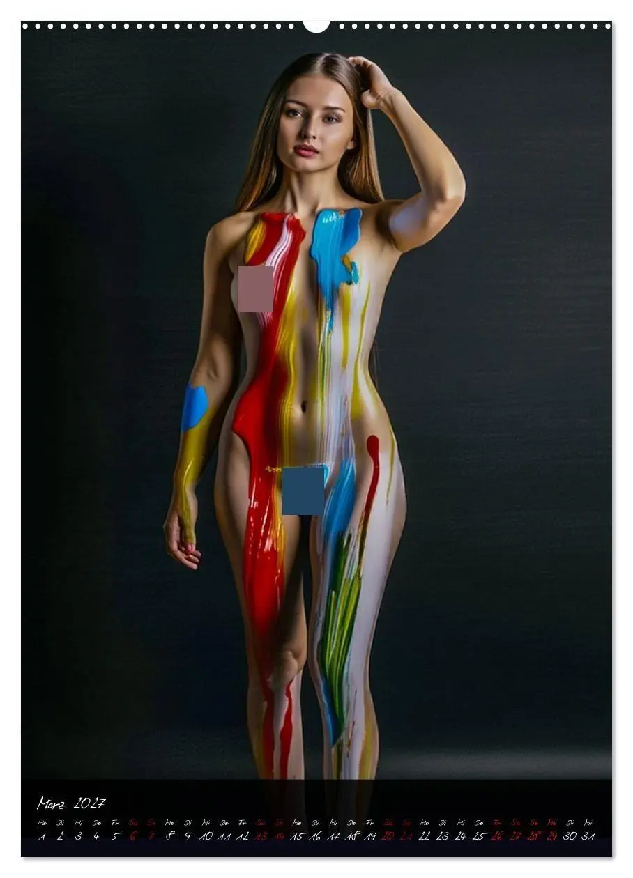 Bild: 9783516862164 | Frauen und Farbe (Wandkalender 2027 DIN A2 hoch), CALVENDO...