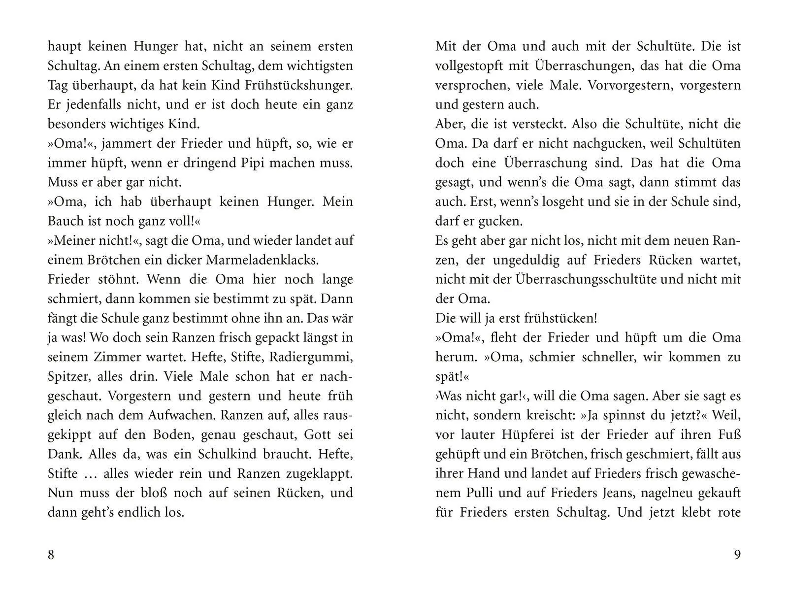 Bild: 9783733502164 | Schule!, schreit der Frieder, und die Oma, die kommt mit | Gudrun Mebs