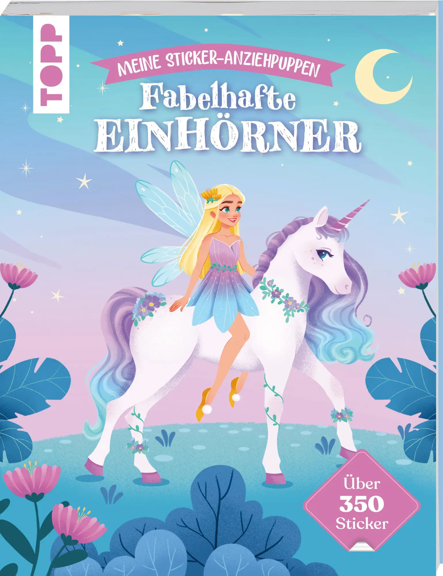 Cover: 9783735892164 | Meine Sticker-Anziehpuppen. Fabelhafte Einhörner | über 350 Sticker