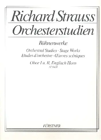 Cover: 9790002002164 | Orchesterstudien aus seinen Bühnenwerken Band 3 für Oboe | Strauss