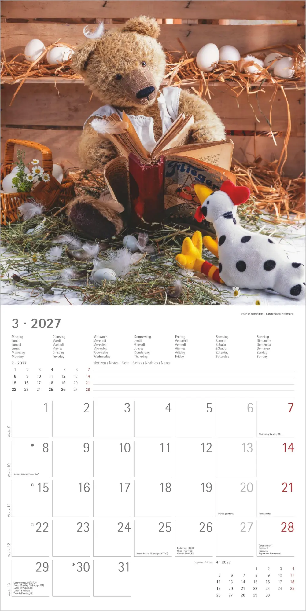 Bild: 4069095012264 | Teddy 2027 | Neumann Verlage GmbH &amp; Co KG | Kalender | 14 S. | Deutsch