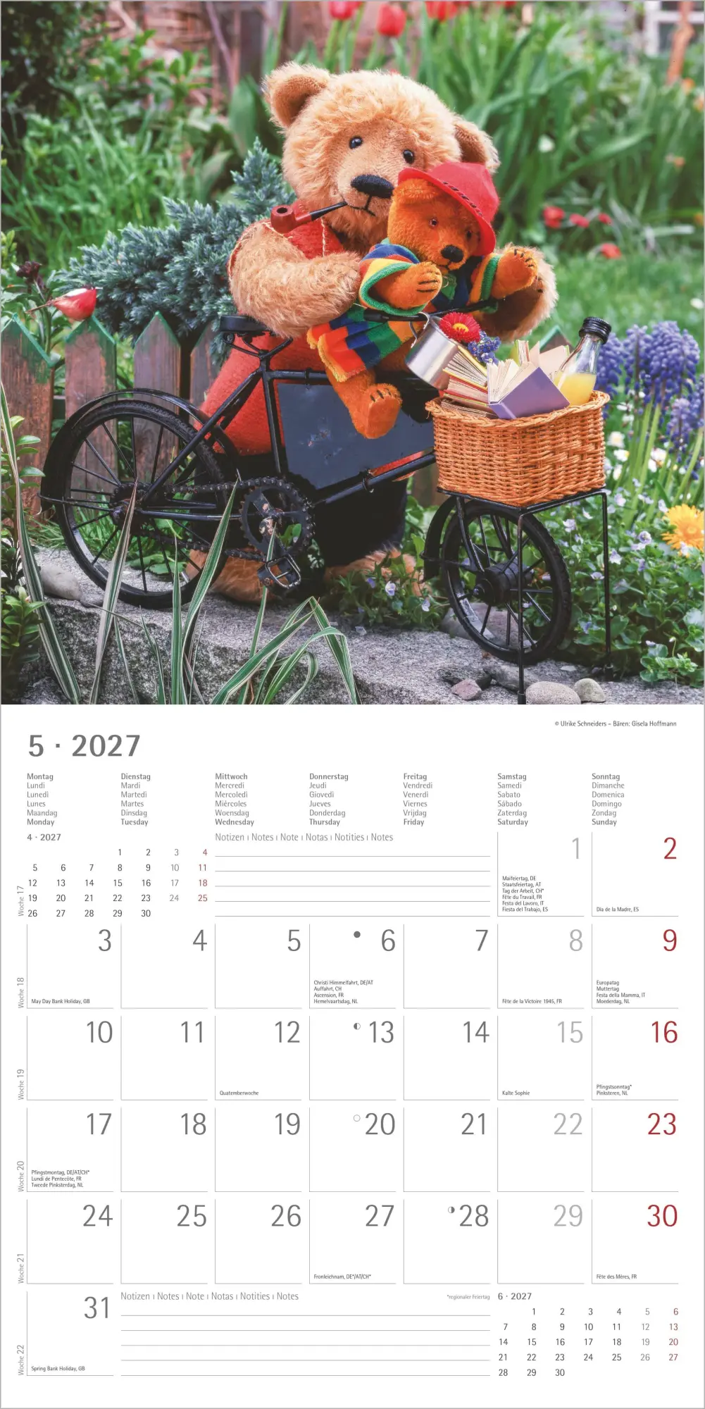 Bild: 4069095012264 | Teddy 2027 | Neumann Verlage GmbH &amp; Co KG | Kalender | 14 S. | Deutsch