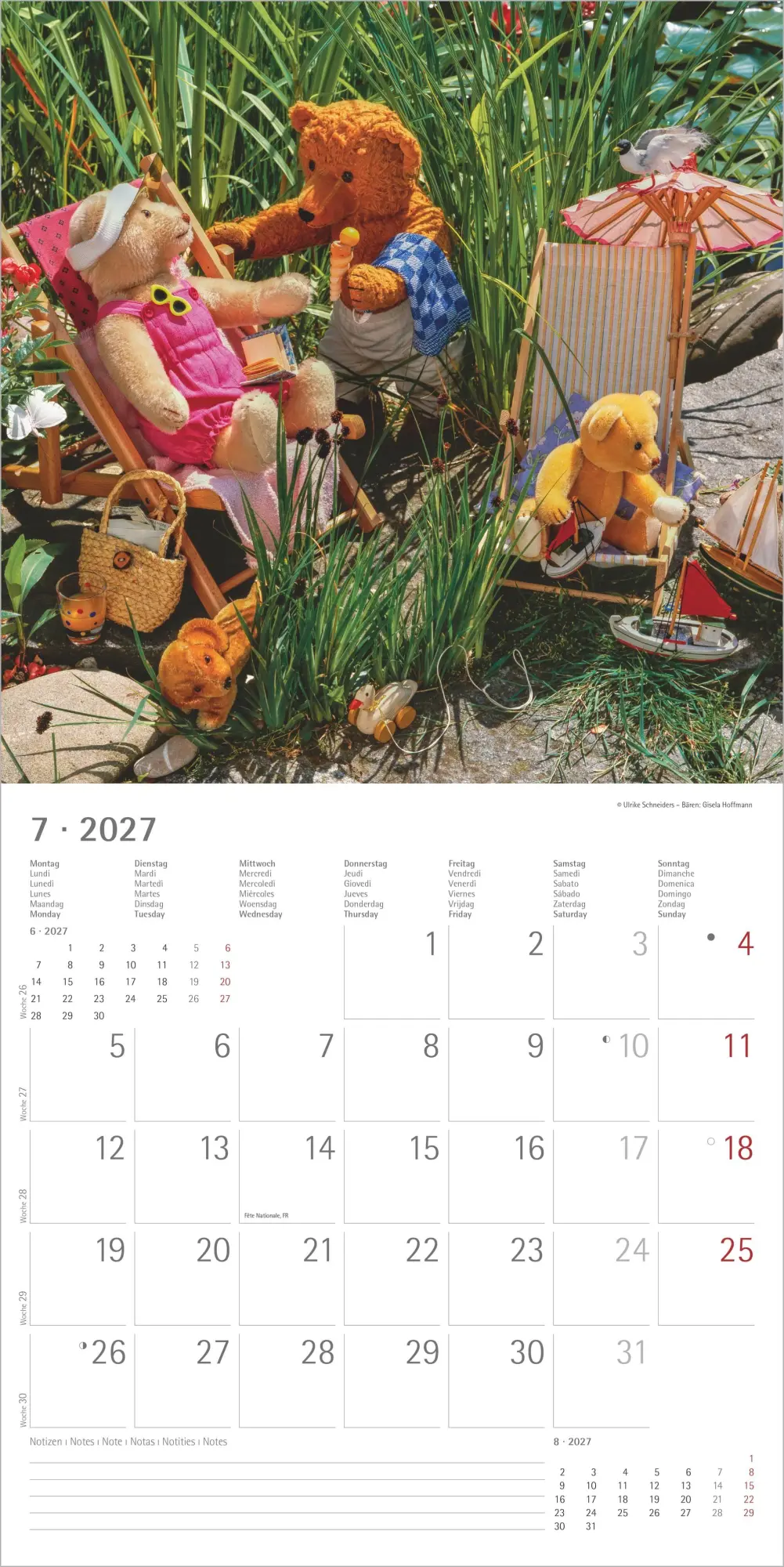 Bild: 4069095012264 | Teddy 2027 | Neumann Verlage GmbH &amp; Co KG | Kalender | 14 S. | Deutsch