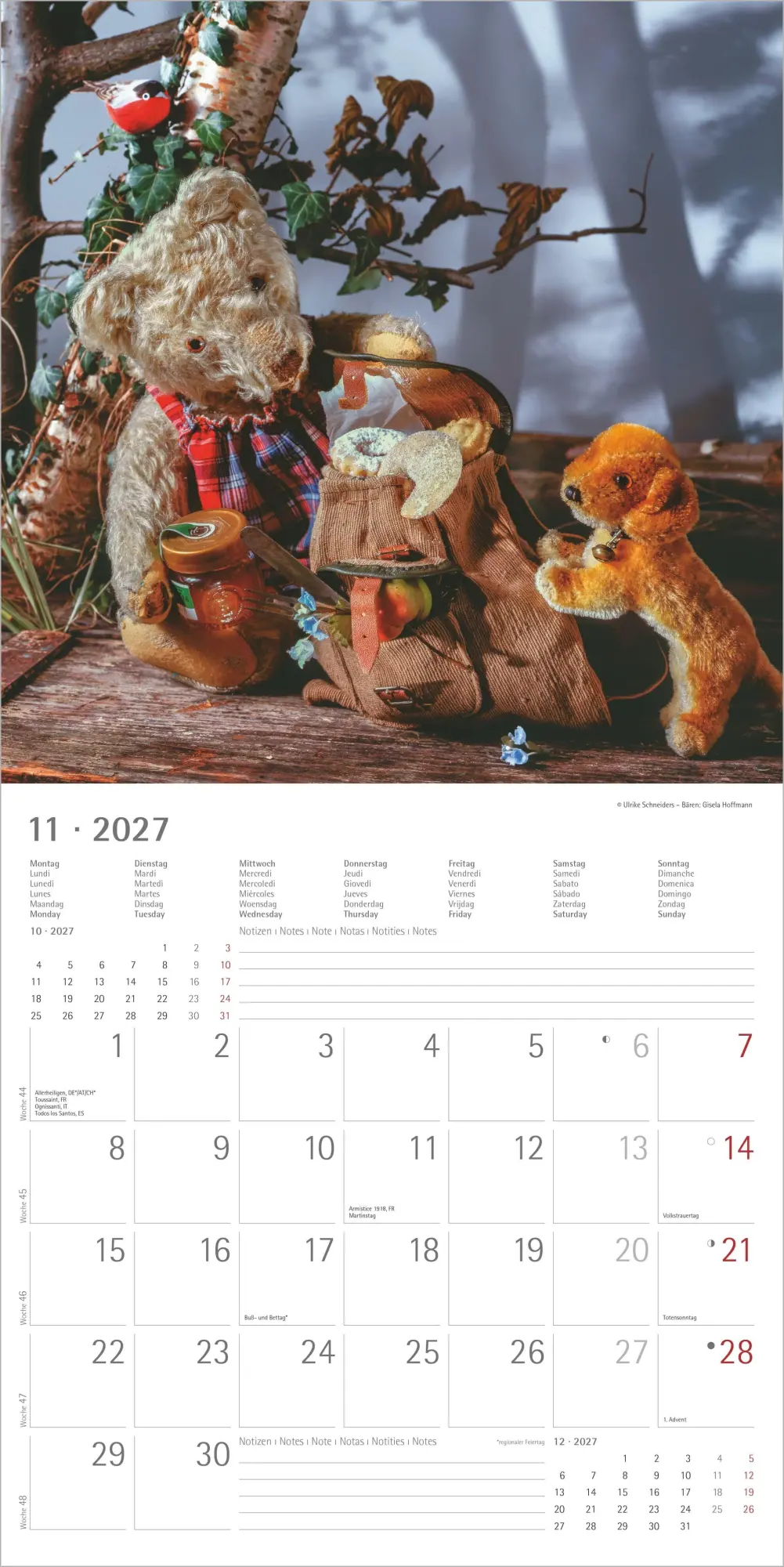 Bild: 4069095012264 | Teddy 2027 | Neumann Verlage GmbH &amp; Co KG | Kalender | 14 S. | Deutsch