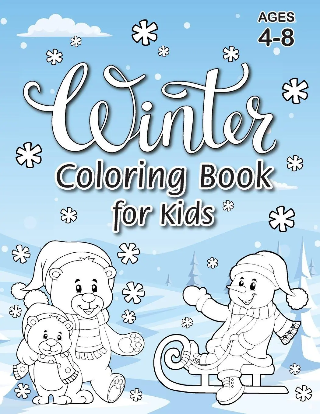 Cover: 9781774762264 | Winter Coloring Book for Kids | Engage Activity Books | Taschenbuch