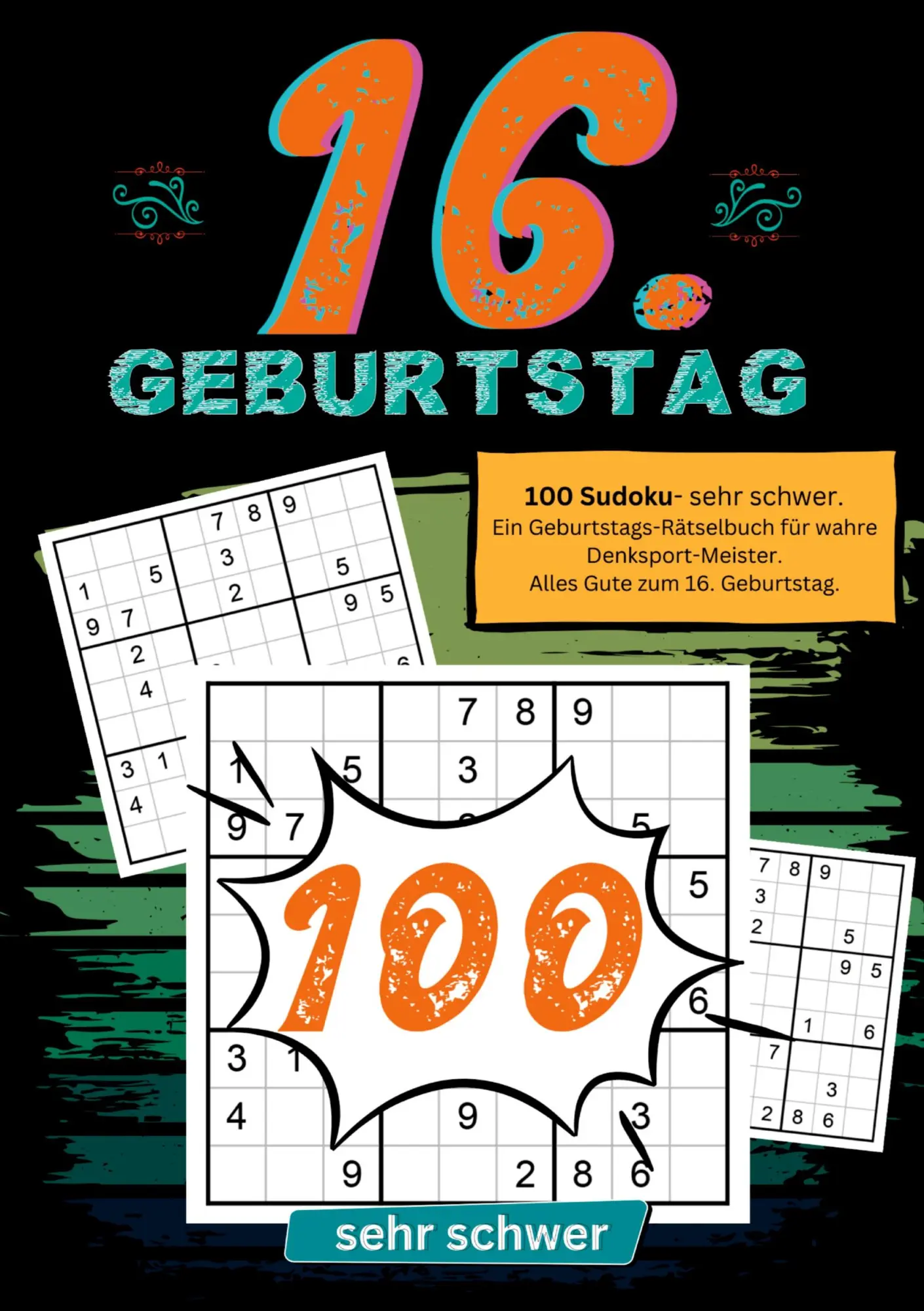 Cover: 9783384192264 | 16. Geburtstag- Sudoku Geschenkbuch | Geburtstage mit Sudoku | Buch