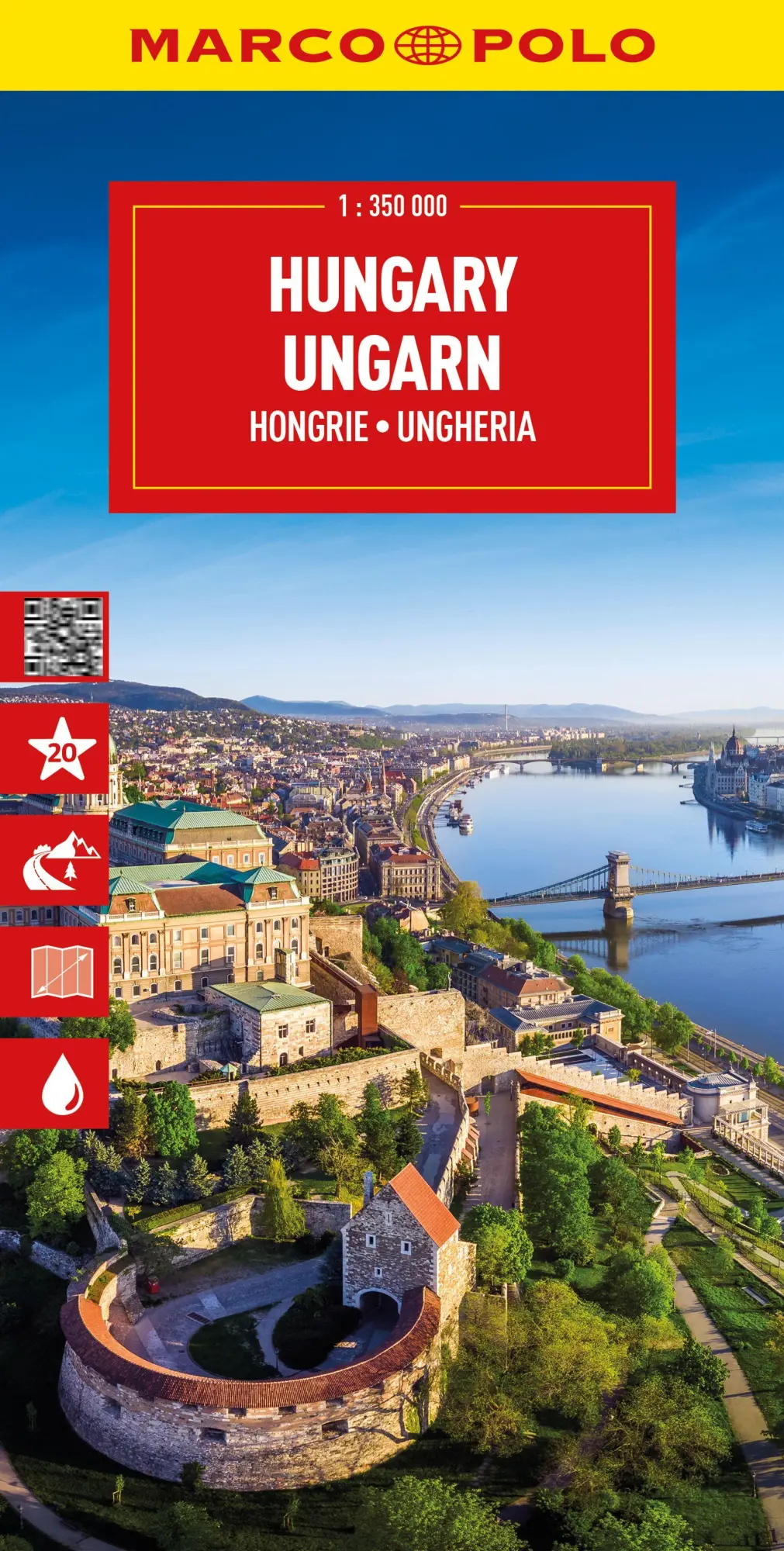 Cover: 9783575022264 | MARCO POLO Reisekarte Ungarn 1:350.000 | (Land-)Karte | Deutsch | 2025
