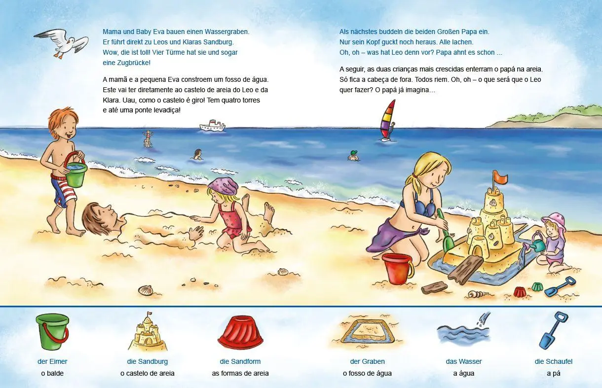 Bild: 9783695052264 | Am Meer (Deutsch-Portugiesisch) | Zweisprachiges Kinderbuch | Böse