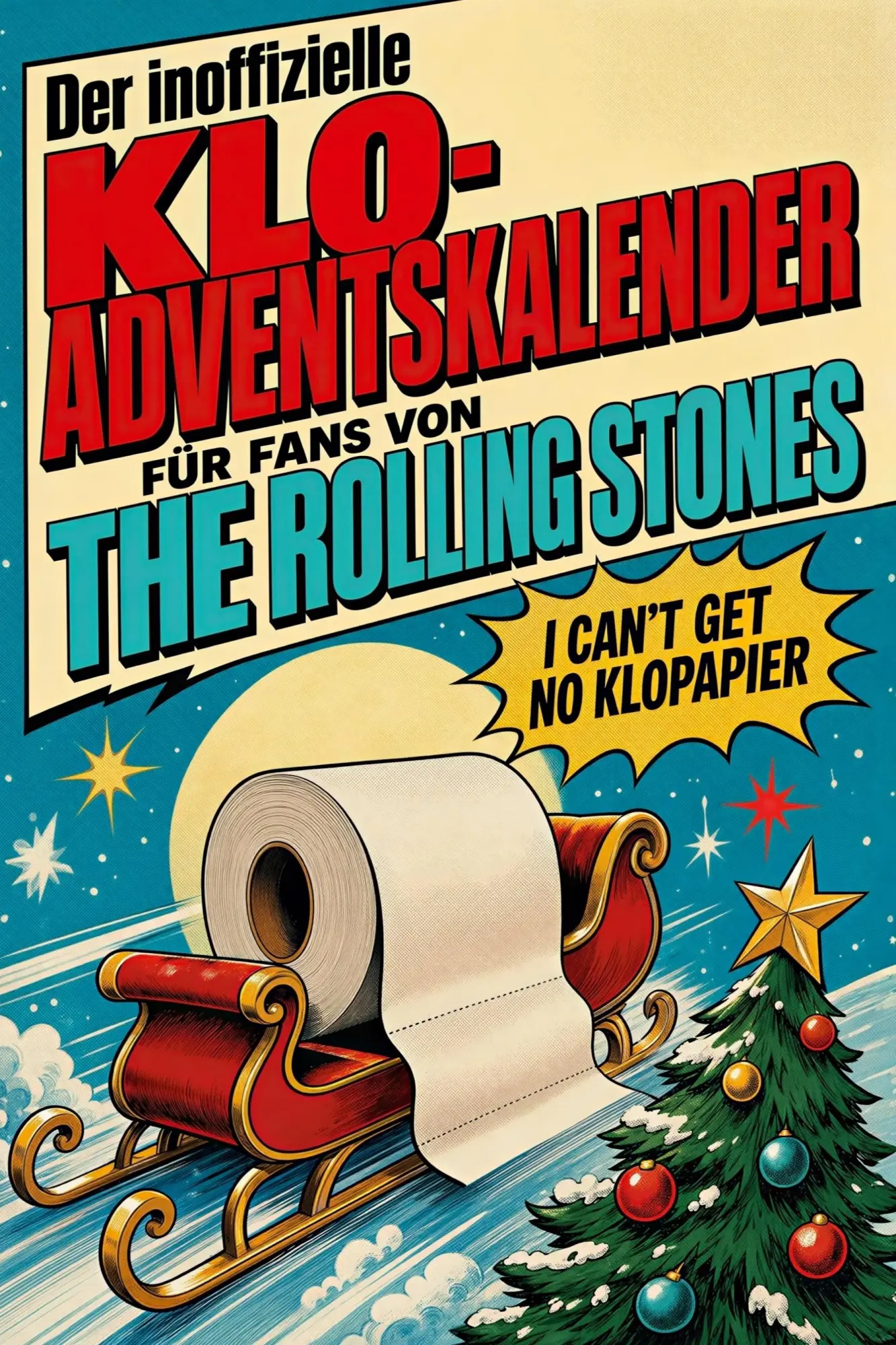 Cover: 9783696112264 | Der inoffizielle Klo-Adventskalender für Fans von The Rolling Stones