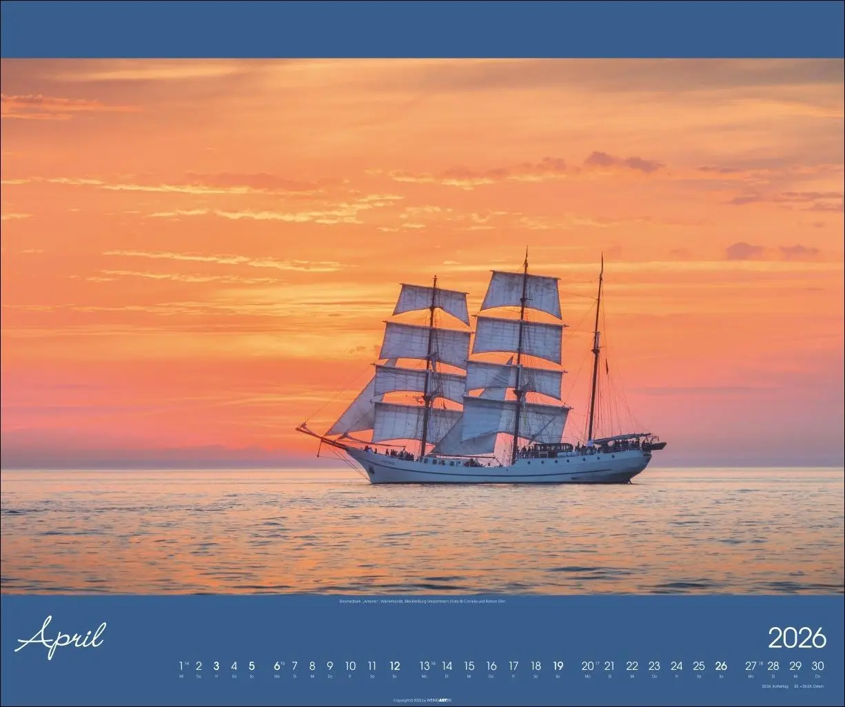 Bild: 9783839902264 | Ostsee Kalender 2026 | Uwe Steffens | Kalender | Spiralbindung | 14 S.