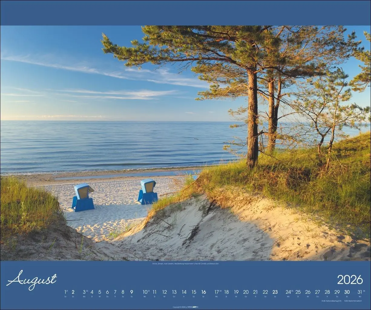 Bild: 9783839902264 | Ostsee Kalender 2026 | Uwe Steffens | Kalender | Spiralbindung | 14 S.