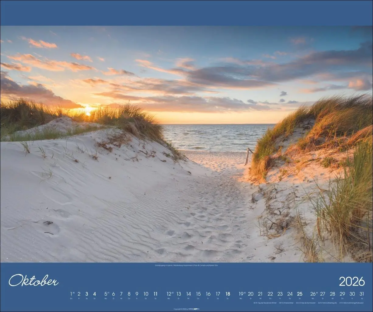 Bild: 9783839902264 | Ostsee Kalender 2026 | Uwe Steffens | Kalender | Spiralbindung | 14 S.