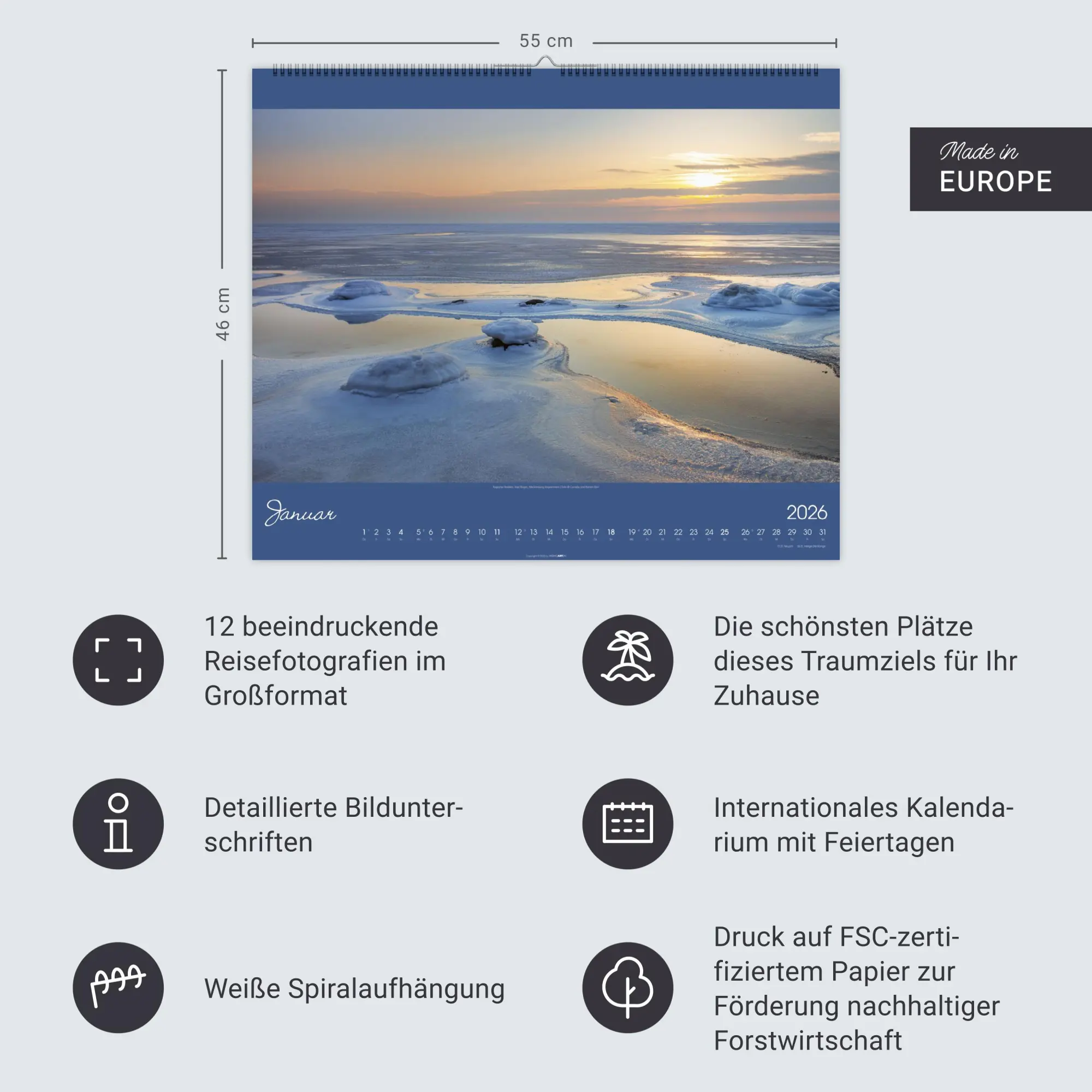 Bild: 9783839902264 | Ostsee Kalender 2026 | Uwe Steffens | Kalender | Spiralbindung | 14 S.