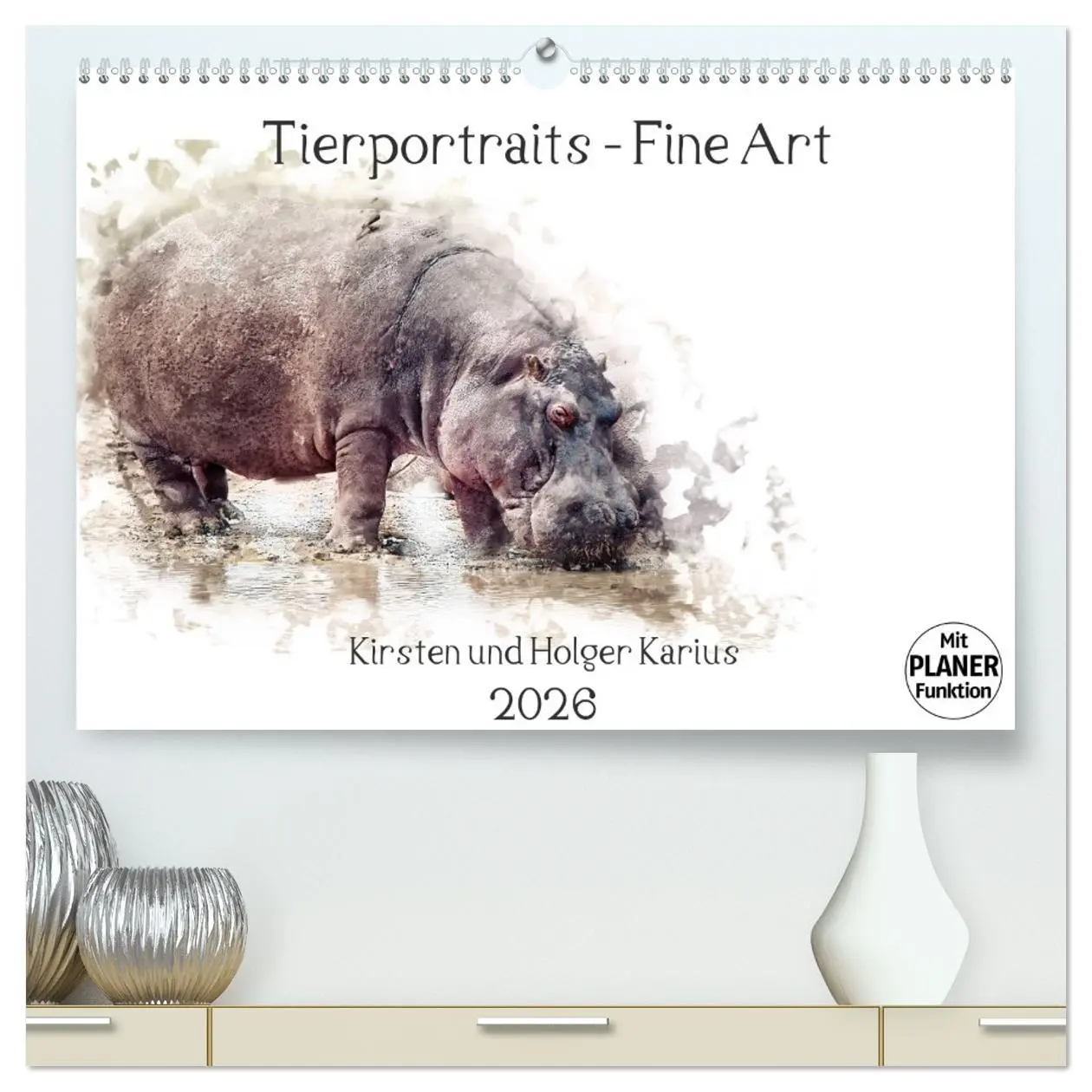 Cover: 9783457752364 | Tierportraits - Fine Art (hochwertiger Premium Wandkalender 2026...