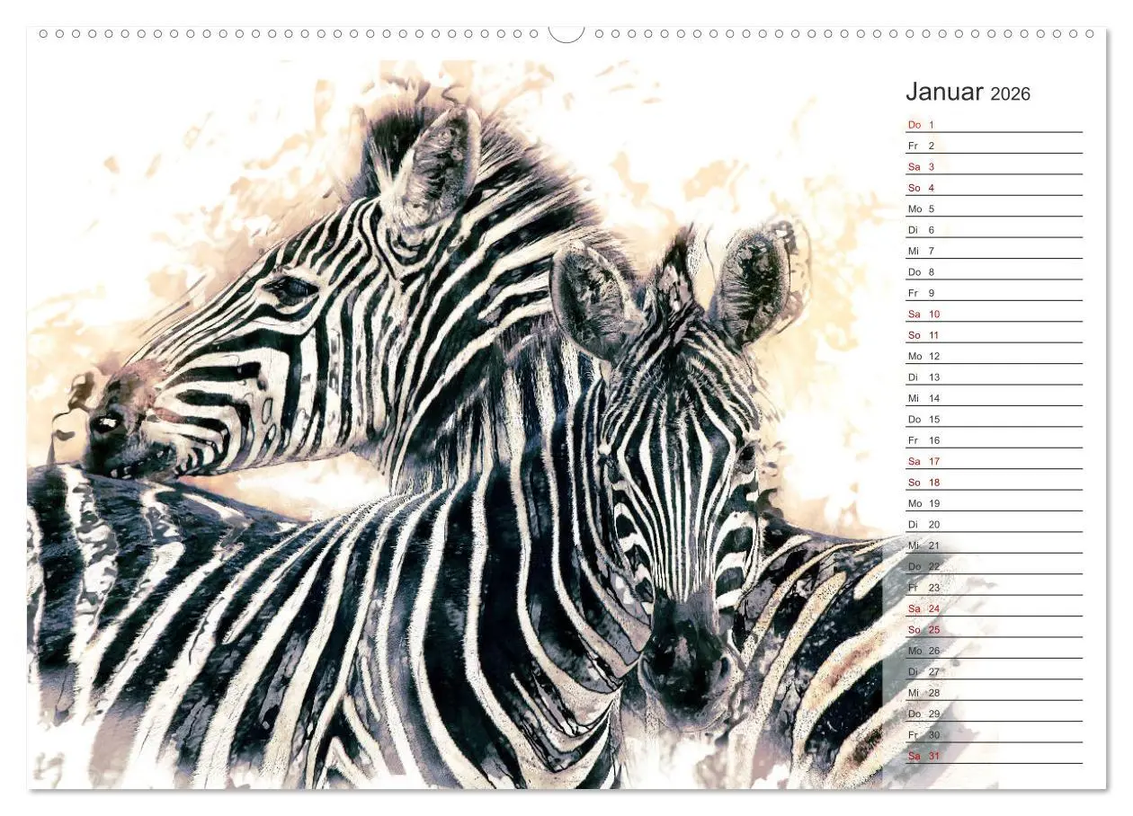 Bild: 9783457752364 | Tierportraits - Fine Art (hochwertiger Premium Wandkalender 2026...