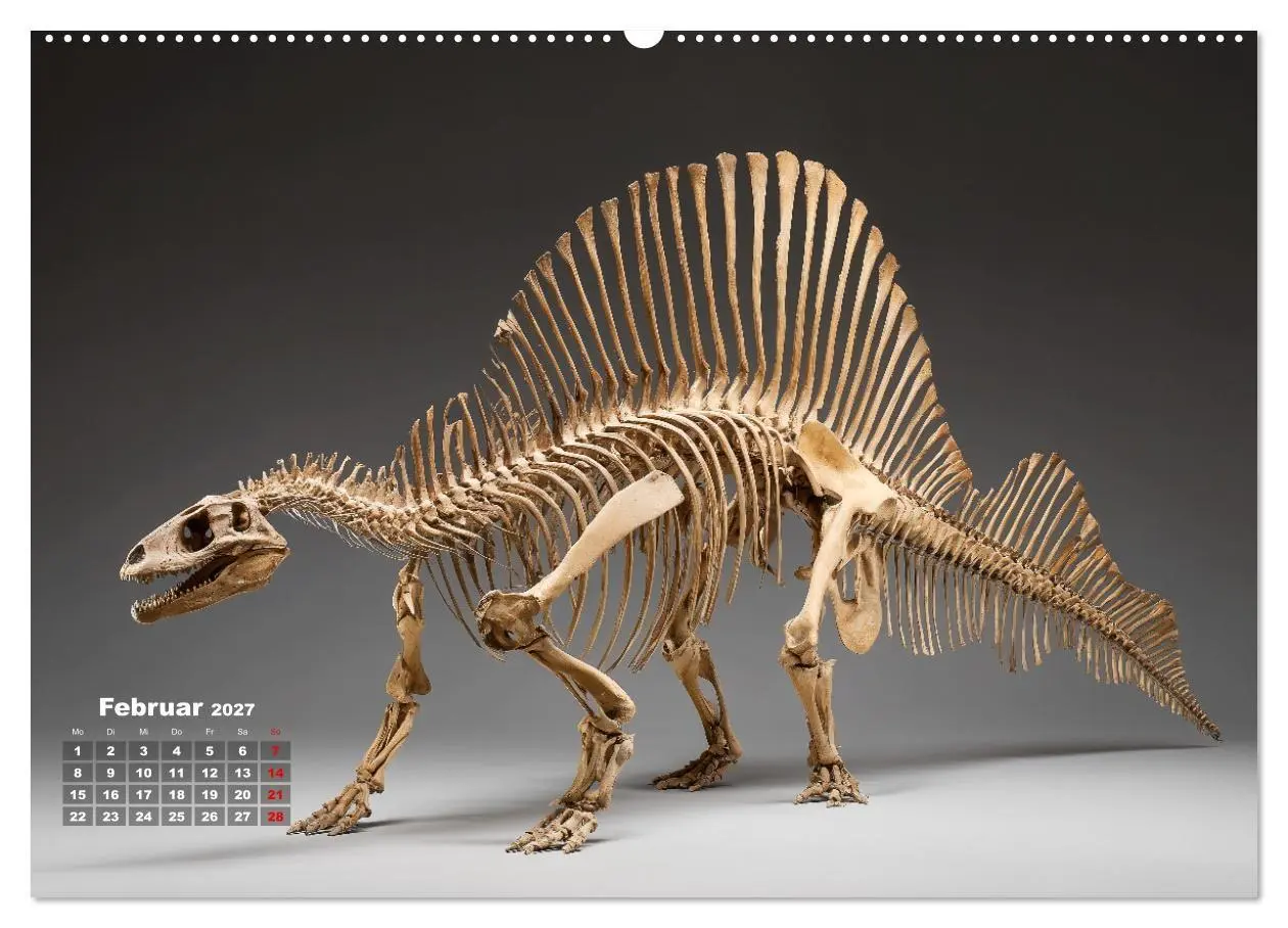 Bild: 9783516912364 | Knochen der Giganten - Dinosaurier im Porträt (Wandkalender 2027...