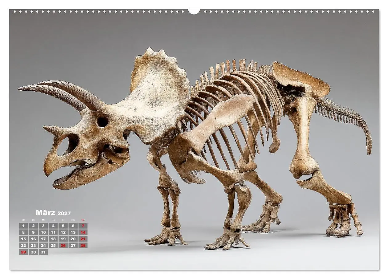 Bild: 9783516912364 | Knochen der Giganten - Dinosaurier im Porträt (Wandkalender 2027...
