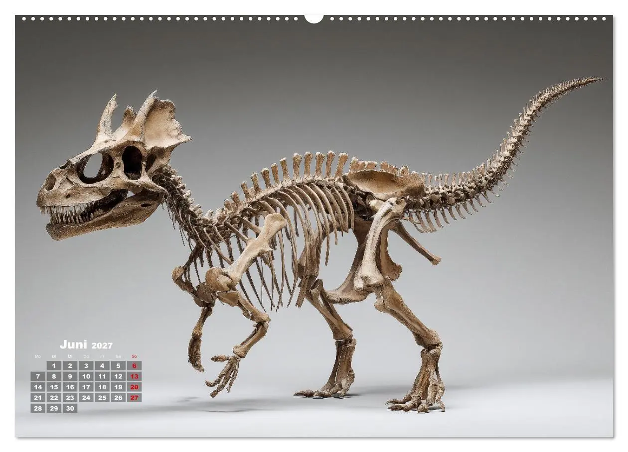 Bild: 9783516912364 | Knochen der Giganten - Dinosaurier im Porträt (Wandkalender 2027...