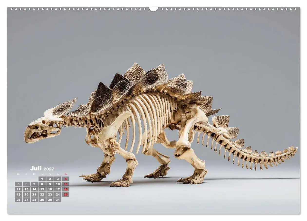 Bild: 9783516912364 | Knochen der Giganten - Dinosaurier im Porträt (Wandkalender 2027...