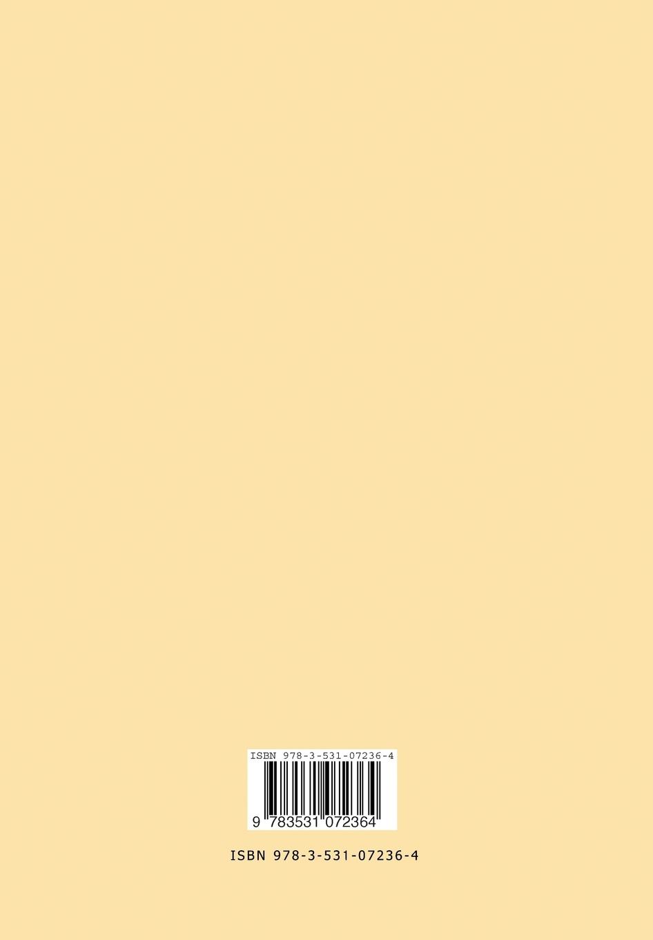 Rückseite: 9783531072364 | Die Verfasserschaft des Waltharius-Epos aus sprachlicher Sicht | Buch