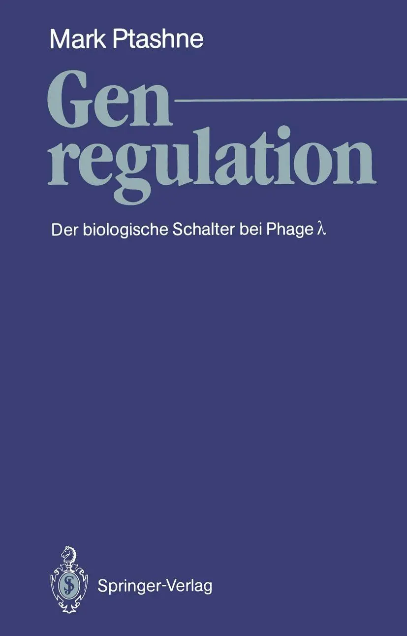Cover: 9783540502364 | Genregulation | Der biologische Schalter bei Phage ? | Mark Ptashne
