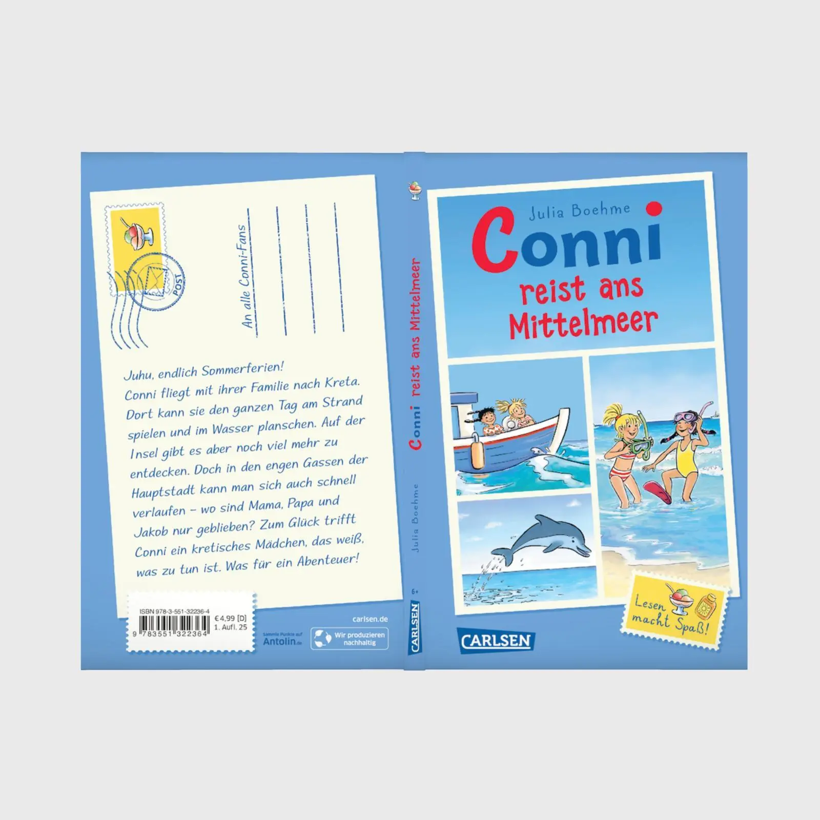 Bild: 9783551322364 | Conni Erzählbände: Conni reist ans Mittelmeer | Julia Boehme | Buch