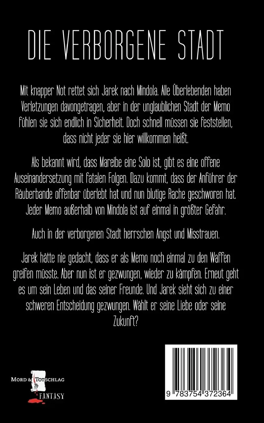 Rückseite: 9783754372364 | Memiana 2 - Die verborgene Stadt | Matthias Herbert | Taschenbuch