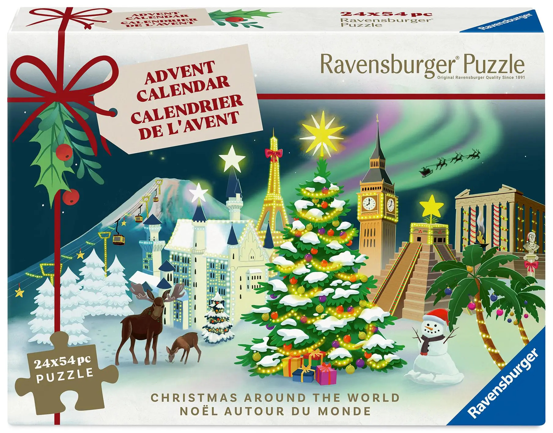 Cover: 4005555042464 | Ravensburger Puzzle-Adventskalender 12004246 - 24...