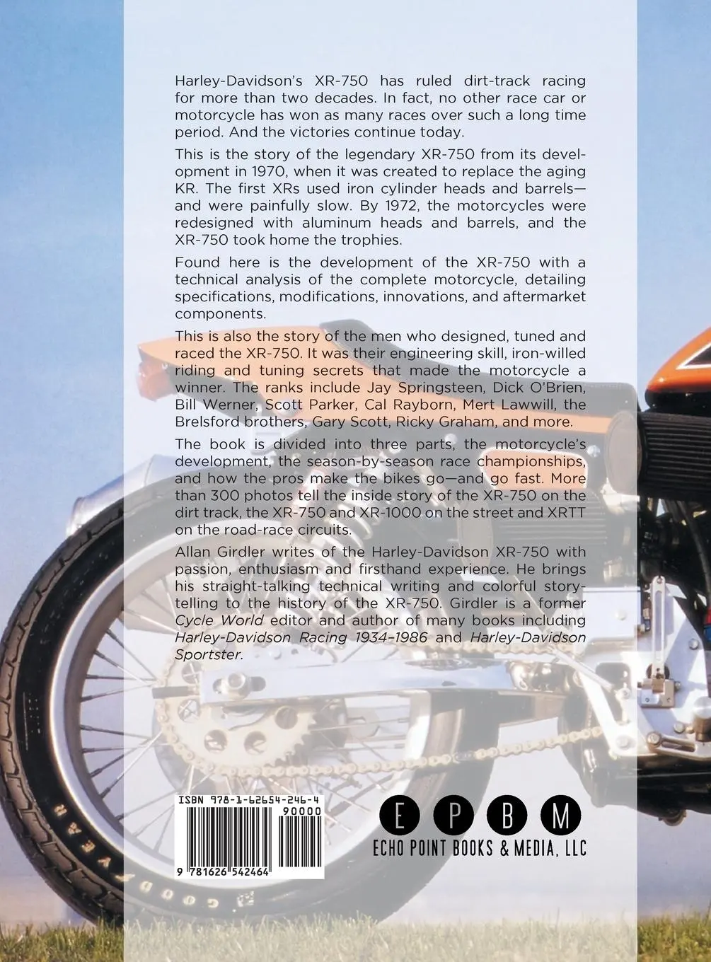 Rückseite: 9781626542464 | Harley-Davidson XR-750 | Allan Girdler | Buch | Englisch | 2015