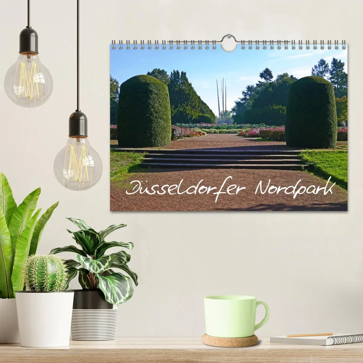 Bild: 9783457812464 | Düsseldorfer Nordpark (Wandkalender 2026 DIN A4 quer), CALVENDO...