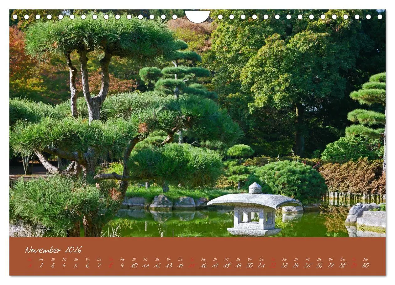 Bild: 9783457812464 | Düsseldorfer Nordpark (Wandkalender 2026 DIN A4 quer), CALVENDO...