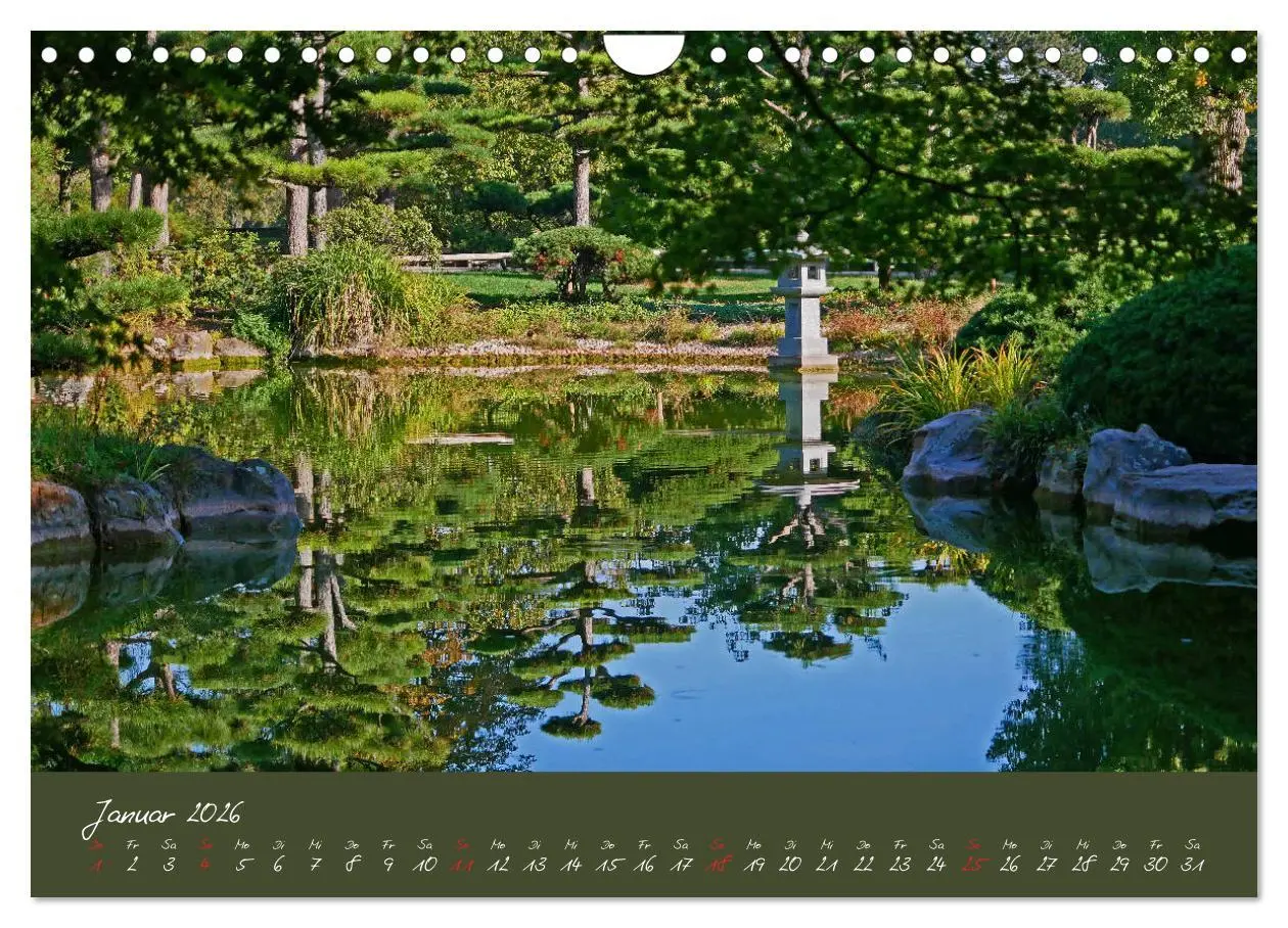 Bild: 9783457812464 | Düsseldorfer Nordpark (Wandkalender 2026 DIN A4 quer), CALVENDO...