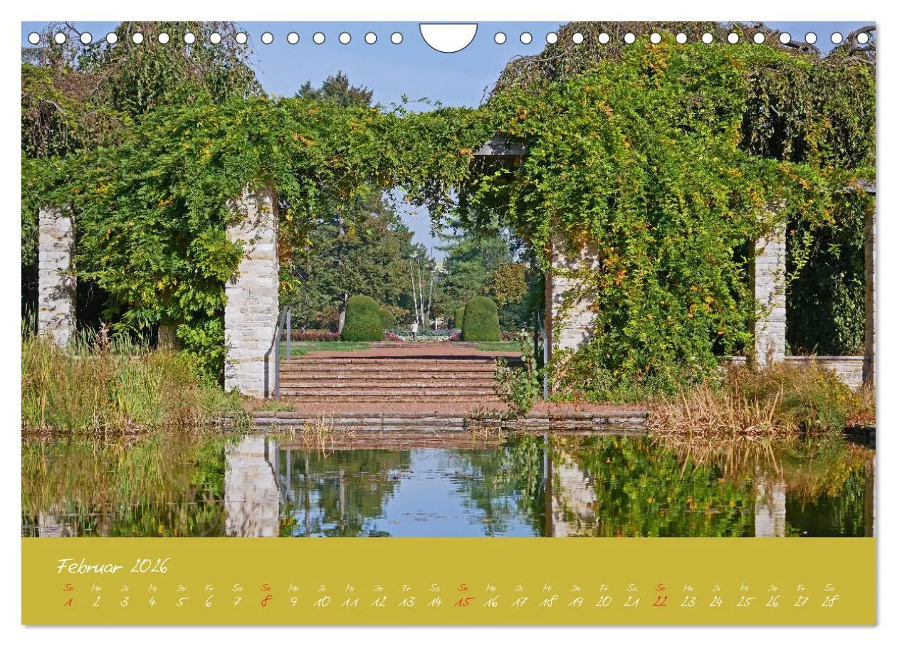 Bild: 9783457812464 | Düsseldorfer Nordpark (Wandkalender 2026 DIN A4 quer), CALVENDO...