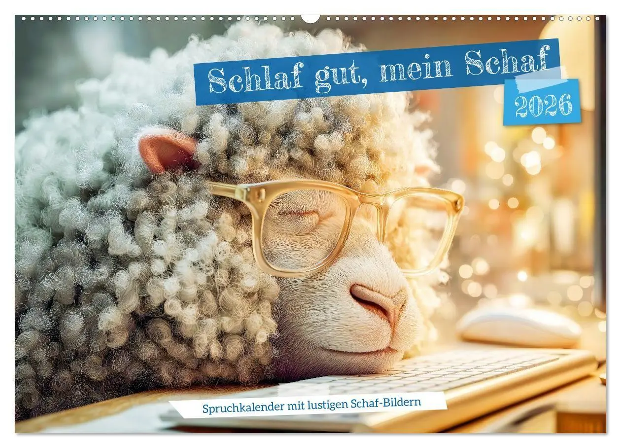 Cover: 9783516692464 | Schlaf gut, mein Schaf - Spruchkalender mit lustigen Schaf-Bildern...