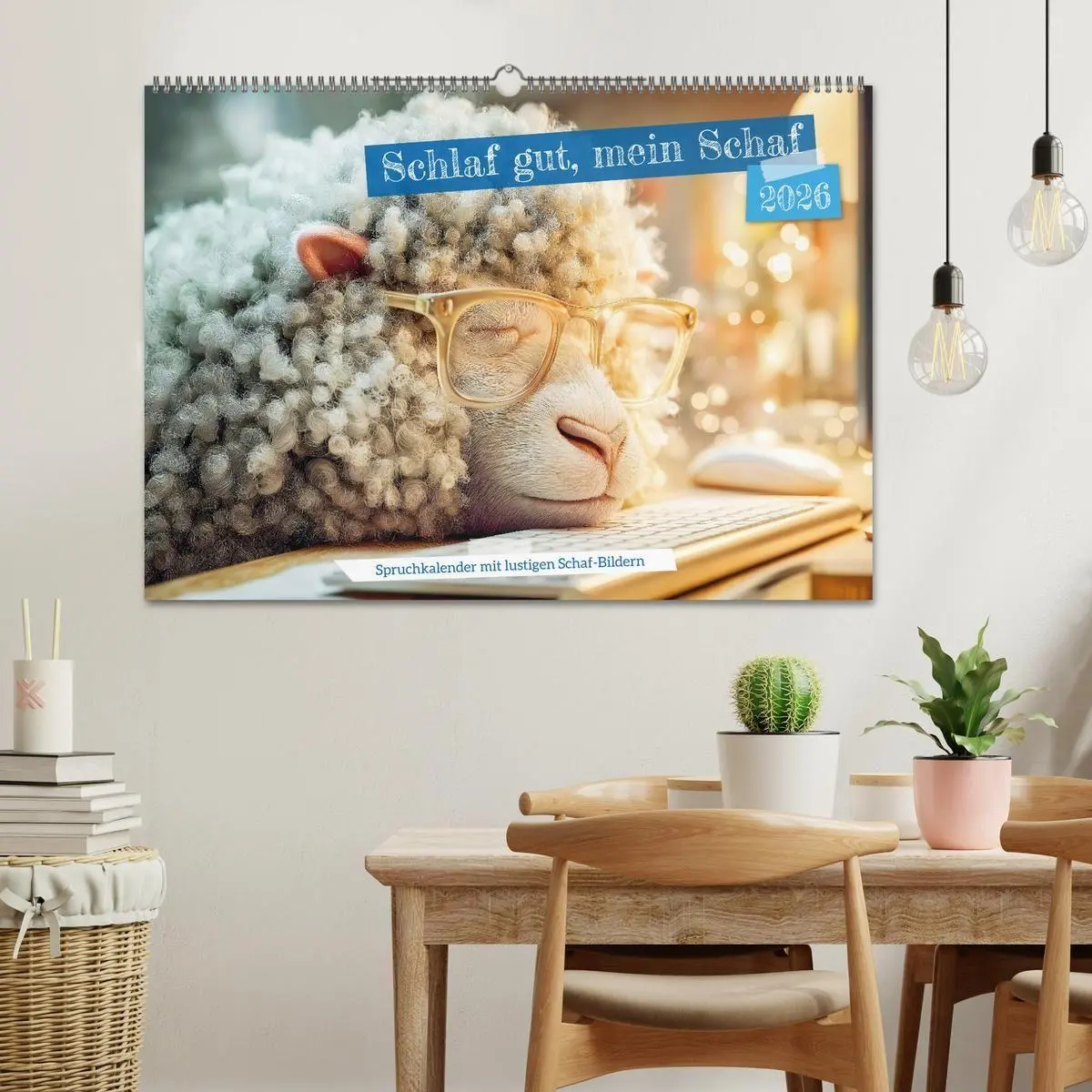 Bild: 9783516692464 | Schlaf gut, mein Schaf - Spruchkalender mit lustigen Schaf-Bildern...
