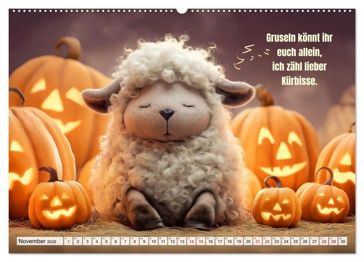 Bild: 9783516692464 | Schlaf gut, mein Schaf - Spruchkalender mit lustigen Schaf-Bildern...