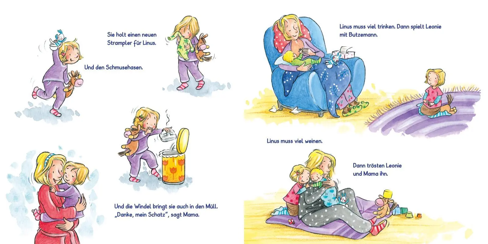 Bild: 9783551172464 | Ein Geschwisterchen für Leonie | Sandra Grimm | Buch | 16 S. | Deutsch