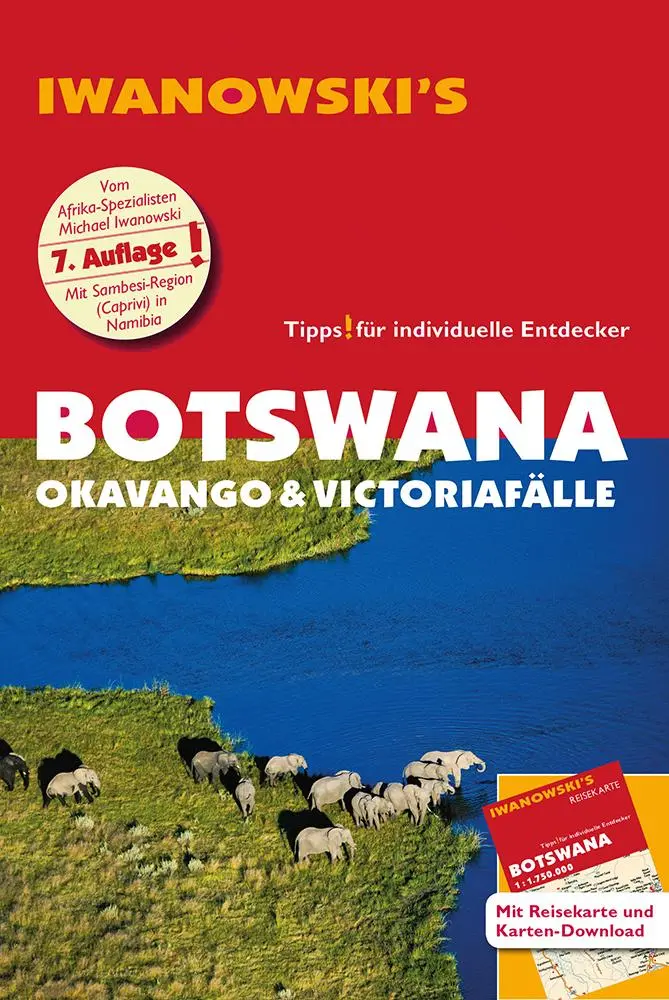 Cover: 9783861972464 | Botswana - Okavango &amp; Victoriafälle - Reiseführer von Iwanowski | Buch