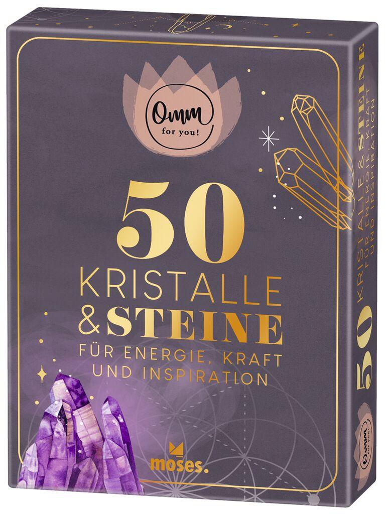 Cover: 9783964552464 | Omm for you 50 Kristalle &amp; Steine | für Energie, Kraft &amp; Inspiration