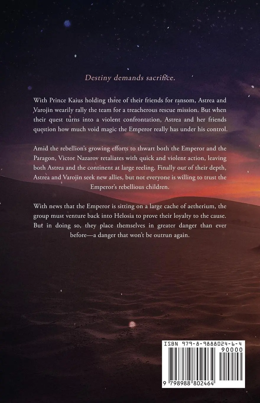 Rückseite: 9798988802464 | Beyond Veiled Destinies | H. E. Bauman | Taschenbuch | Englisch | 2024