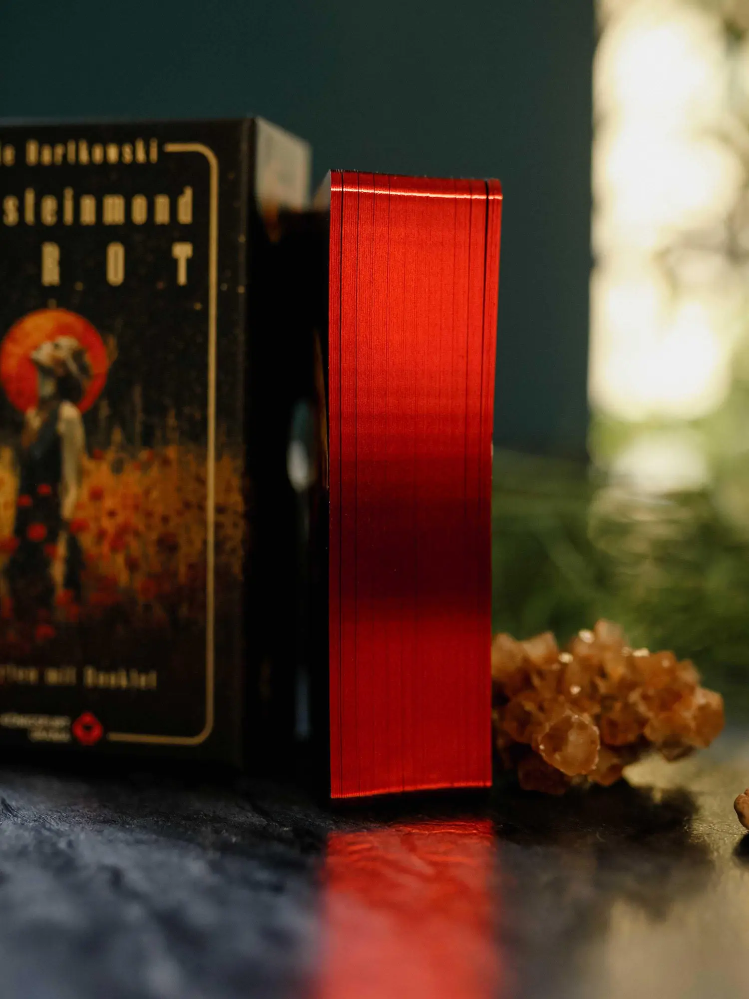 Bild: 4250375102564 | Bernsteinmond Tarot - 78 Tarotkarten und 80-seitiges Booklet | Buch