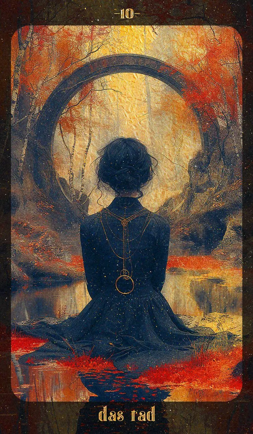 Bild: 4250375102564 | Bernsteinmond Tarot - 78 Tarotkarten und 80-seitiges Booklet | Buch