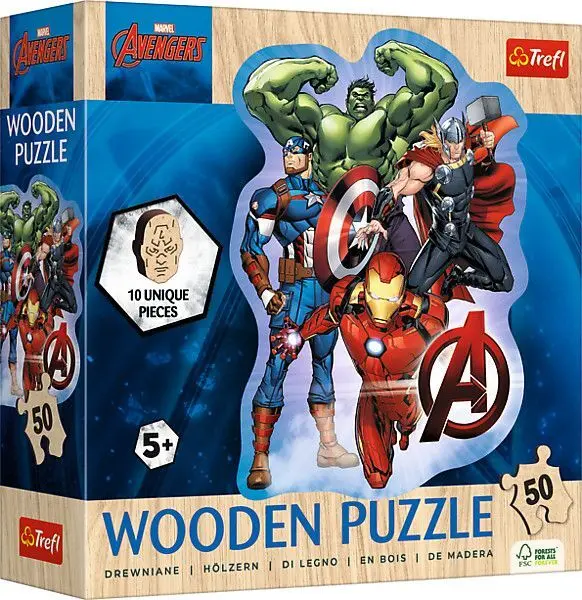 Cover: 5900511202564 | Holz Puzzle Junior 50 - Avengers | Spiel | In Kartonage | 20256 | 2024