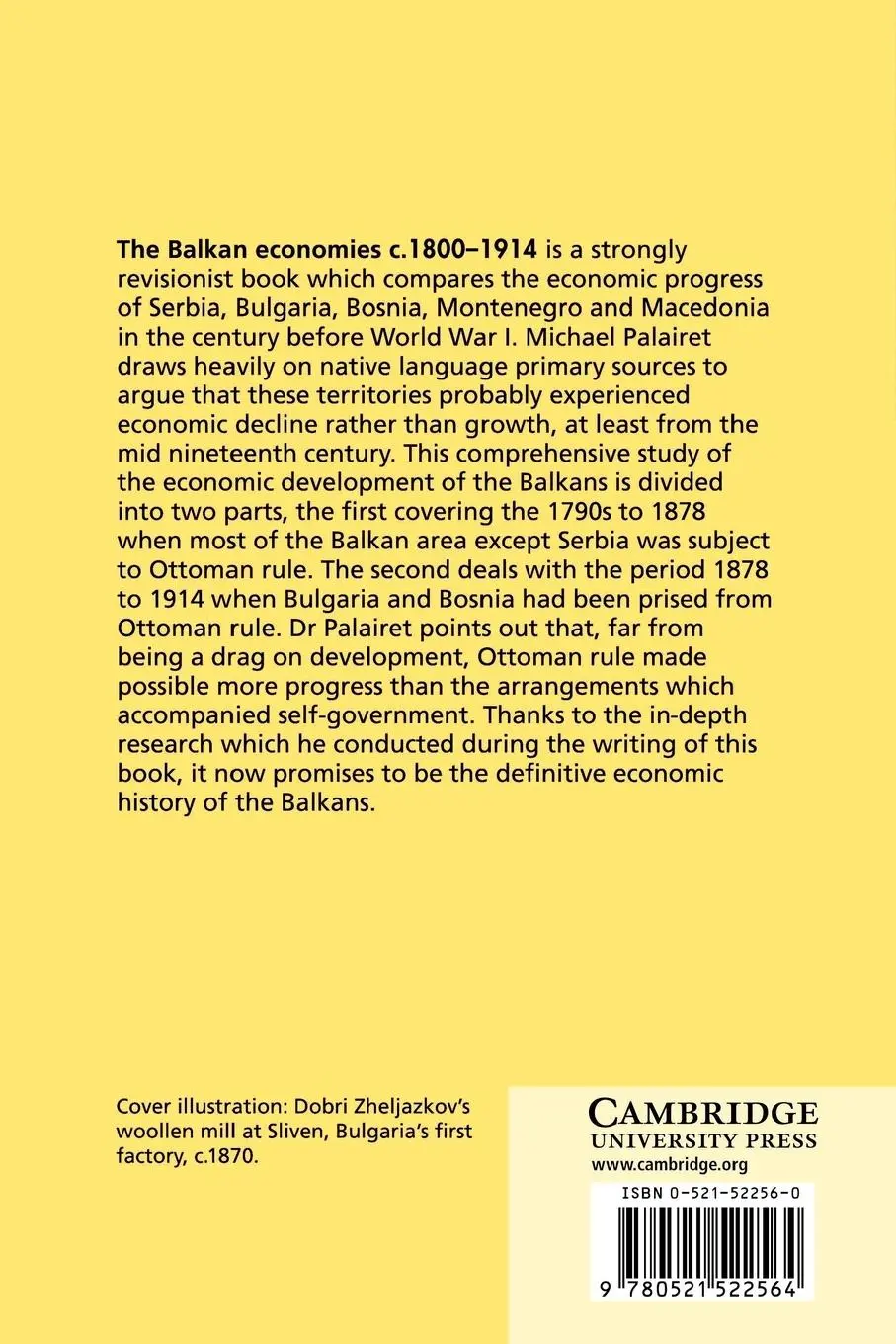 Rückseite: 9780521522564 | The Balkan Economies C.1800 1914 | Evolution Without Development