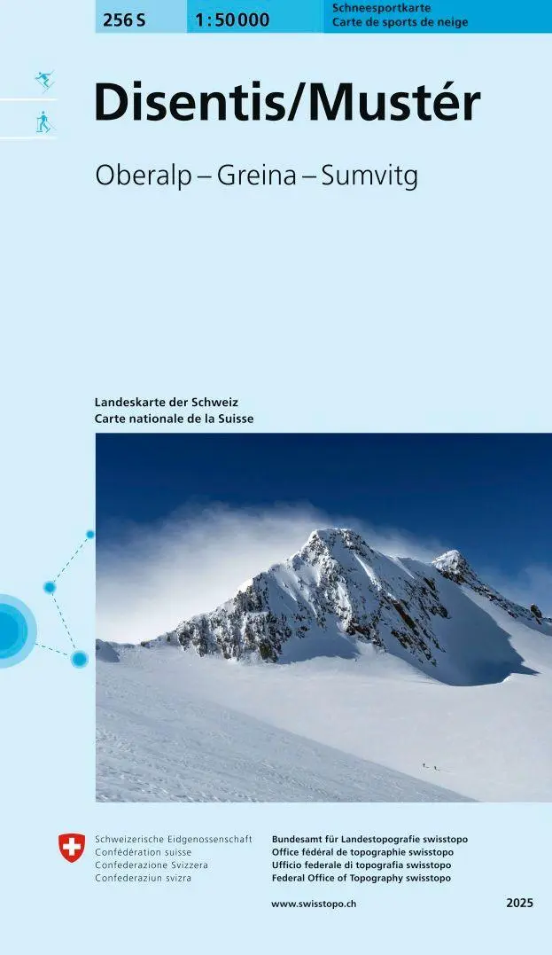 256S Disentis / Mustér Schneesportkarte