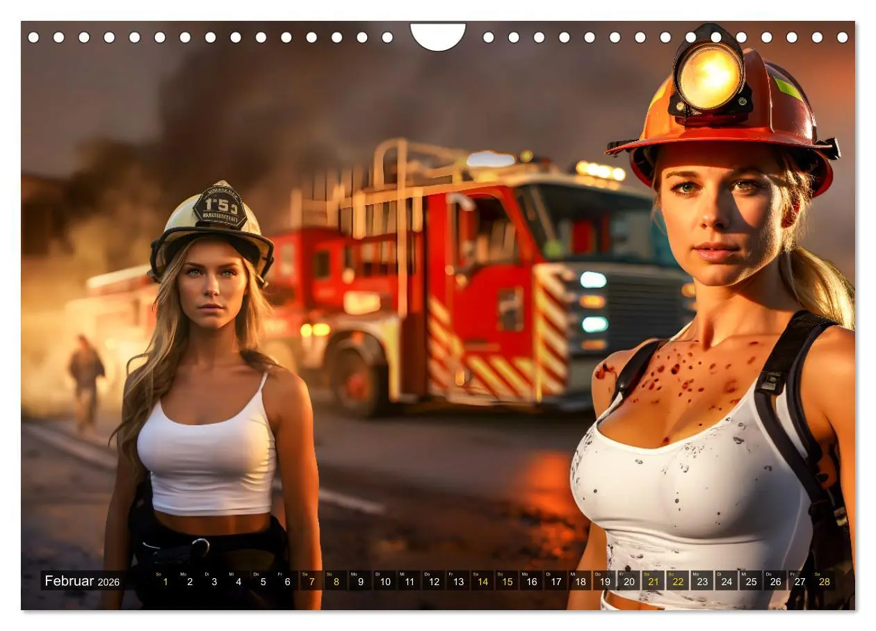 Bild: 9783457352564 | Sexy Feuerwehrfrauen: Hitzige Heldinnen zwischen Lippenstift und...