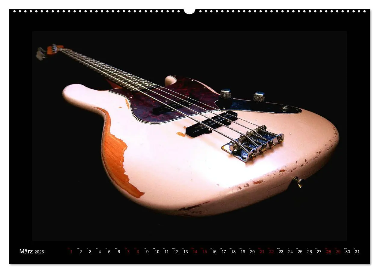Bild: 9783457732564 | Rockgitarren im Blitzlicht (hochwertiger Premium Wandkalender 2026...