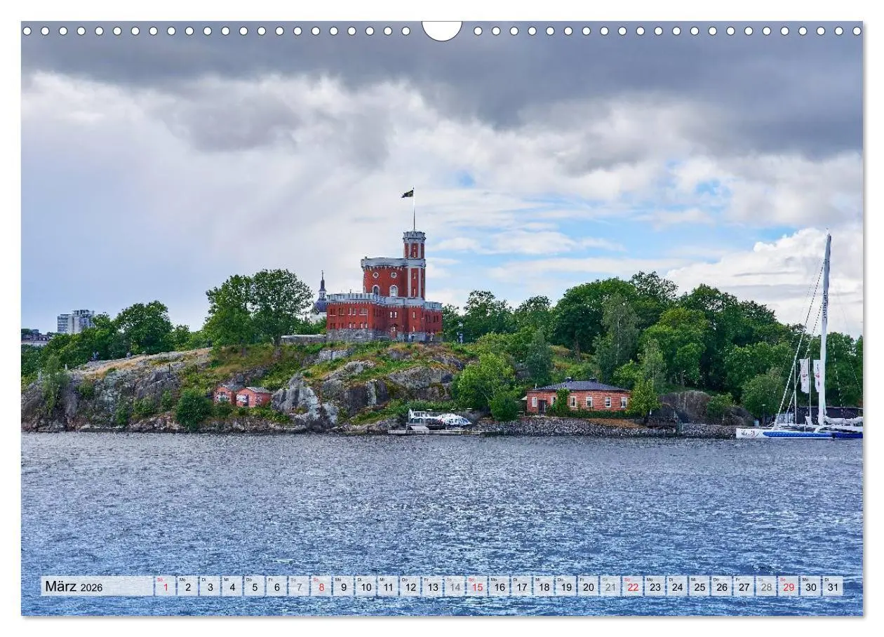 Bild: 9783457972564 | Stockholm an Mittsommer (Wandkalender 2026 DIN A3 quer), CALVENDO...
