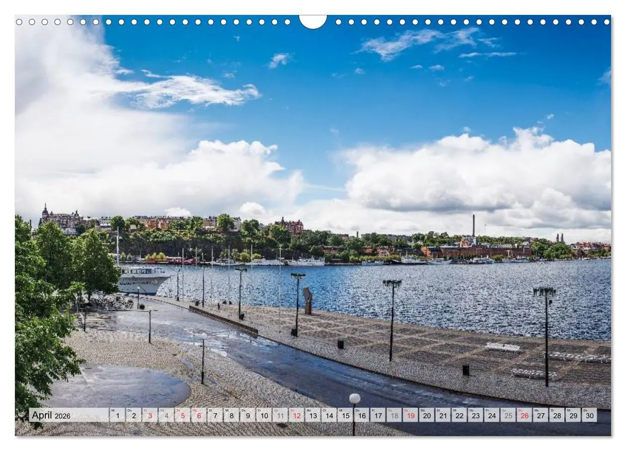 Bild: 9783457972564 | Stockholm an Mittsommer (Wandkalender 2026 DIN A3 quer), CALVENDO...